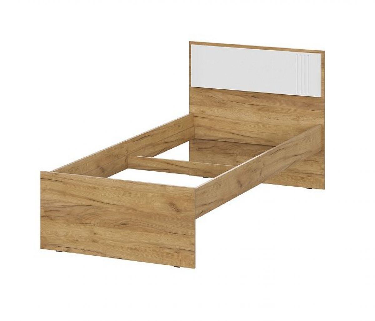 МИЛАН Спальня (Дуб Золотой/Белый матовый) | фото 16