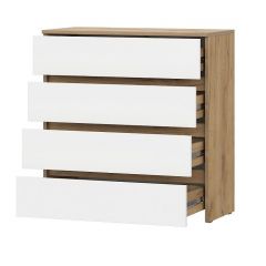 НЕКСТ 1 Спальня (Дуб Золотой/Белый) | фото 6