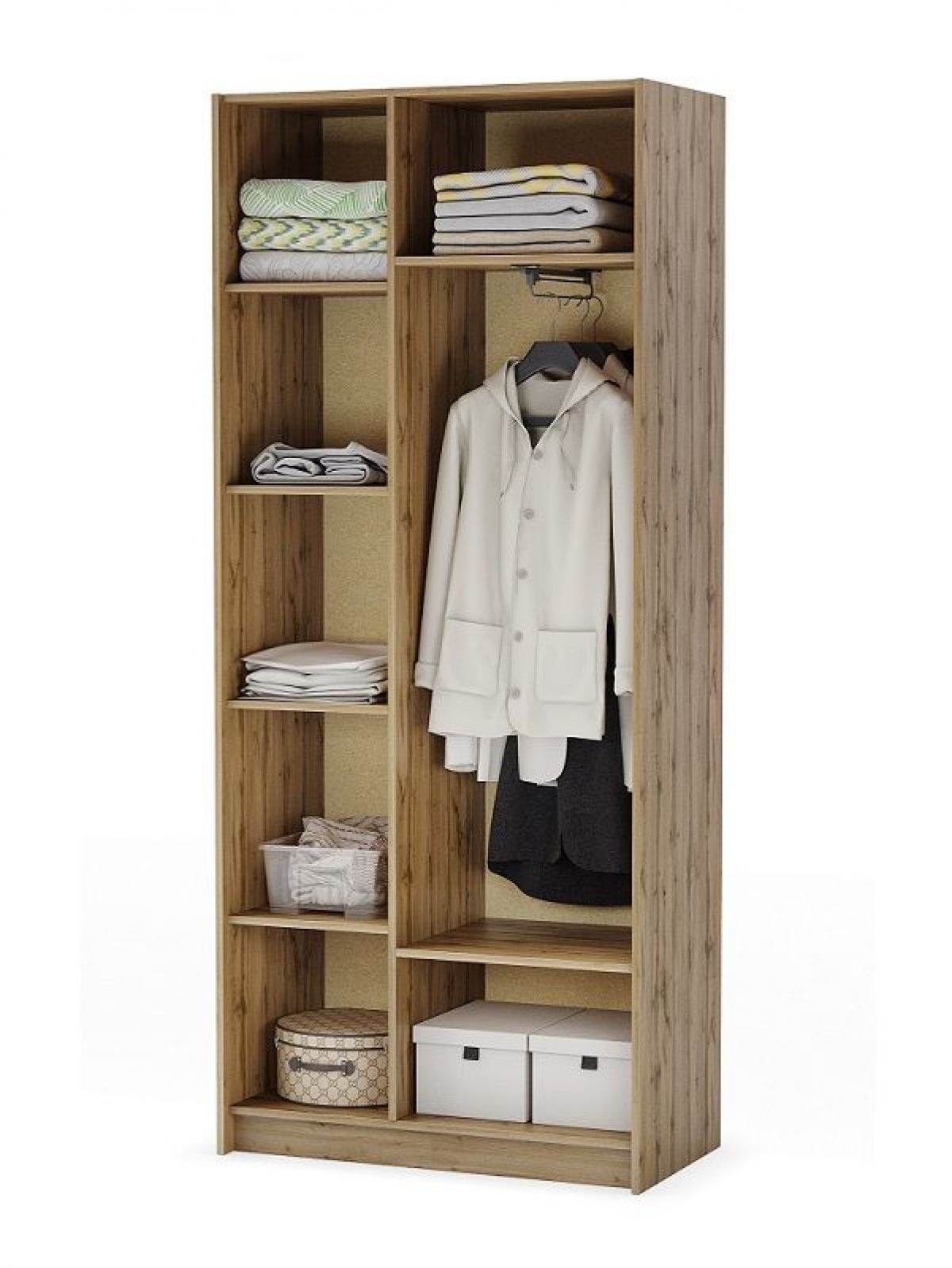 ДАРЬЯ Гостиная (Дуб Вотан/Белый глянец) | фото 7