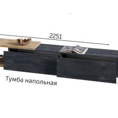 ХЛОЯ Гостиная (Дуб Вотан/Обсидиан) модульная | фото 9