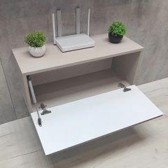 Тумба подвесная под ТВ LINES MTV1-MA 750 Бежевый (Леда-М 10.1.5) | фото 3