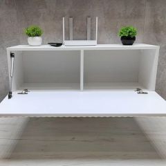 Тумба подвесная под ТВ LINES MTV3-MA 900 Белый глянец (Белый-M 10.1.1) | фото 2