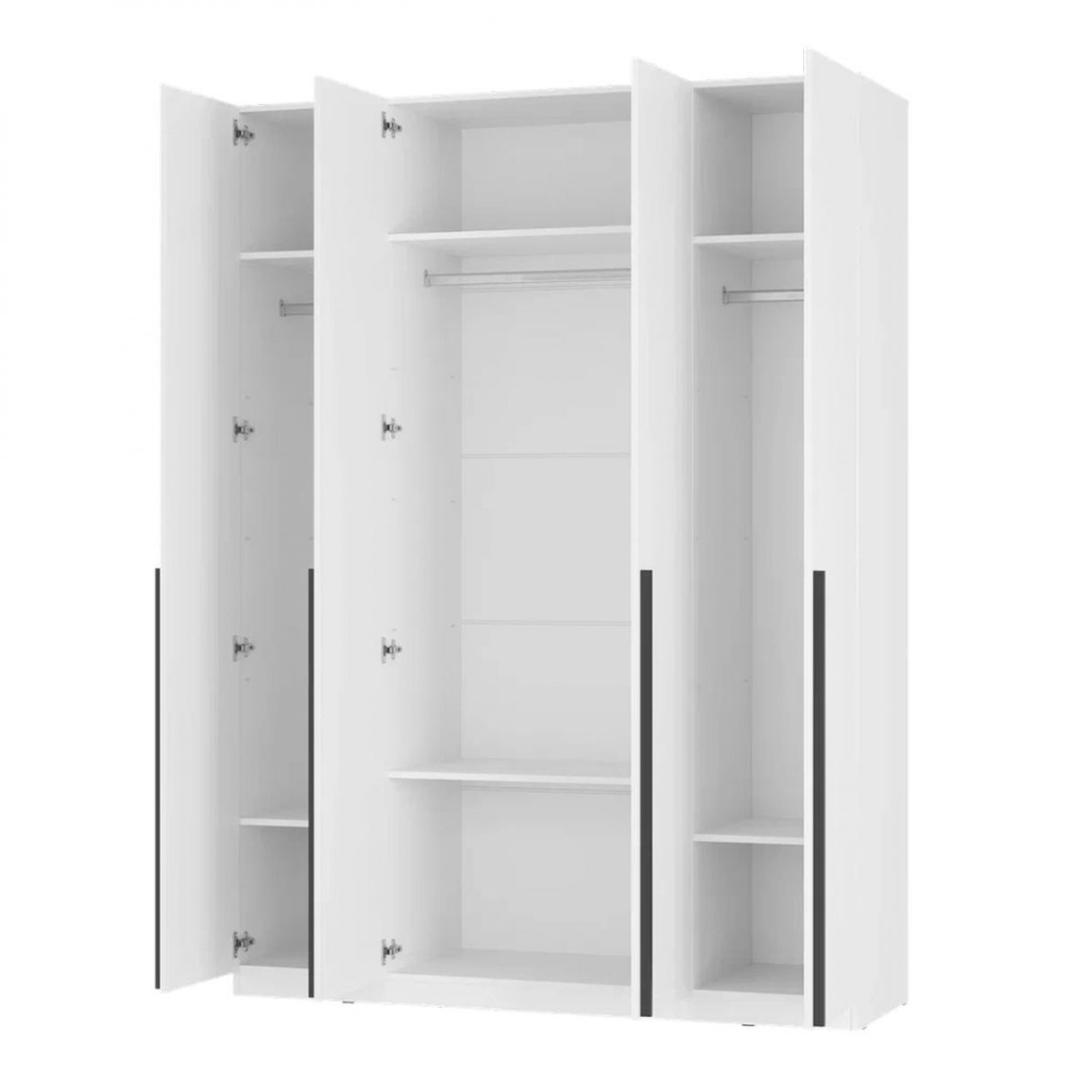 Шкаф 4-х створчатый Айрон ШК-13 (белый) | фото 2