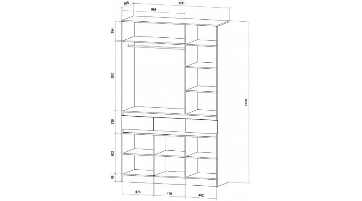 ЛЕНОРА Спальный гарнитур (модульный) кашемир | фото 9