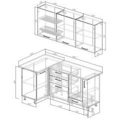 Кухонный гарнитур Антик 1000*1800 (Стол. 38мм) | фото 2