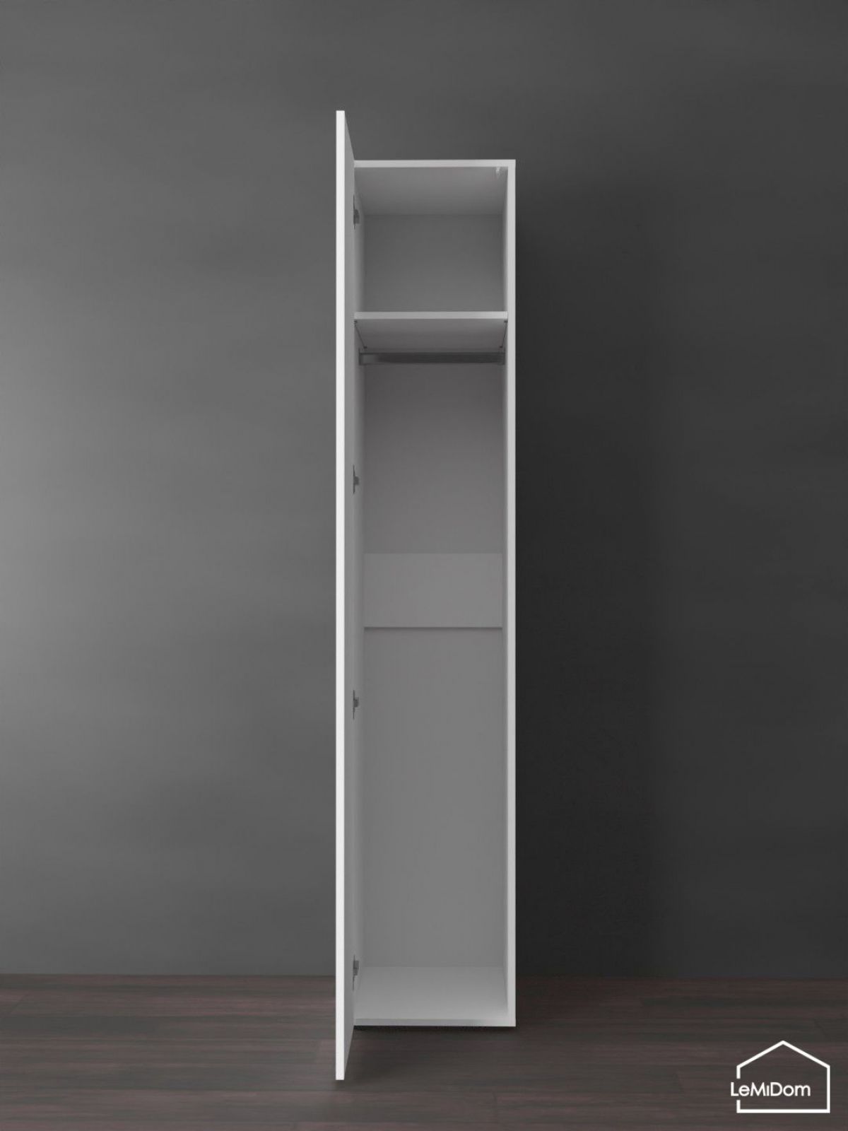 Шкаф Linnea MHR-1PO 2050х400х510 (Белый-М 11.1.1) | фото 5