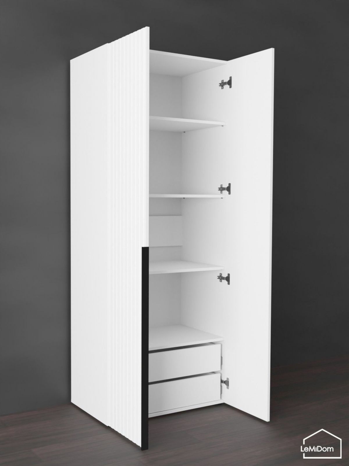 Шкаф Linnea MHR-2-4 2050х800х510 (Белый-М 11.1.1) | фото 6