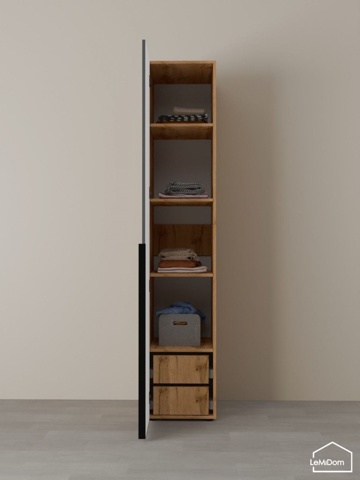 Шкаф Linnea MHR-1-4 2050х400х510 (ДВ-М 11.1.25) | фото 6