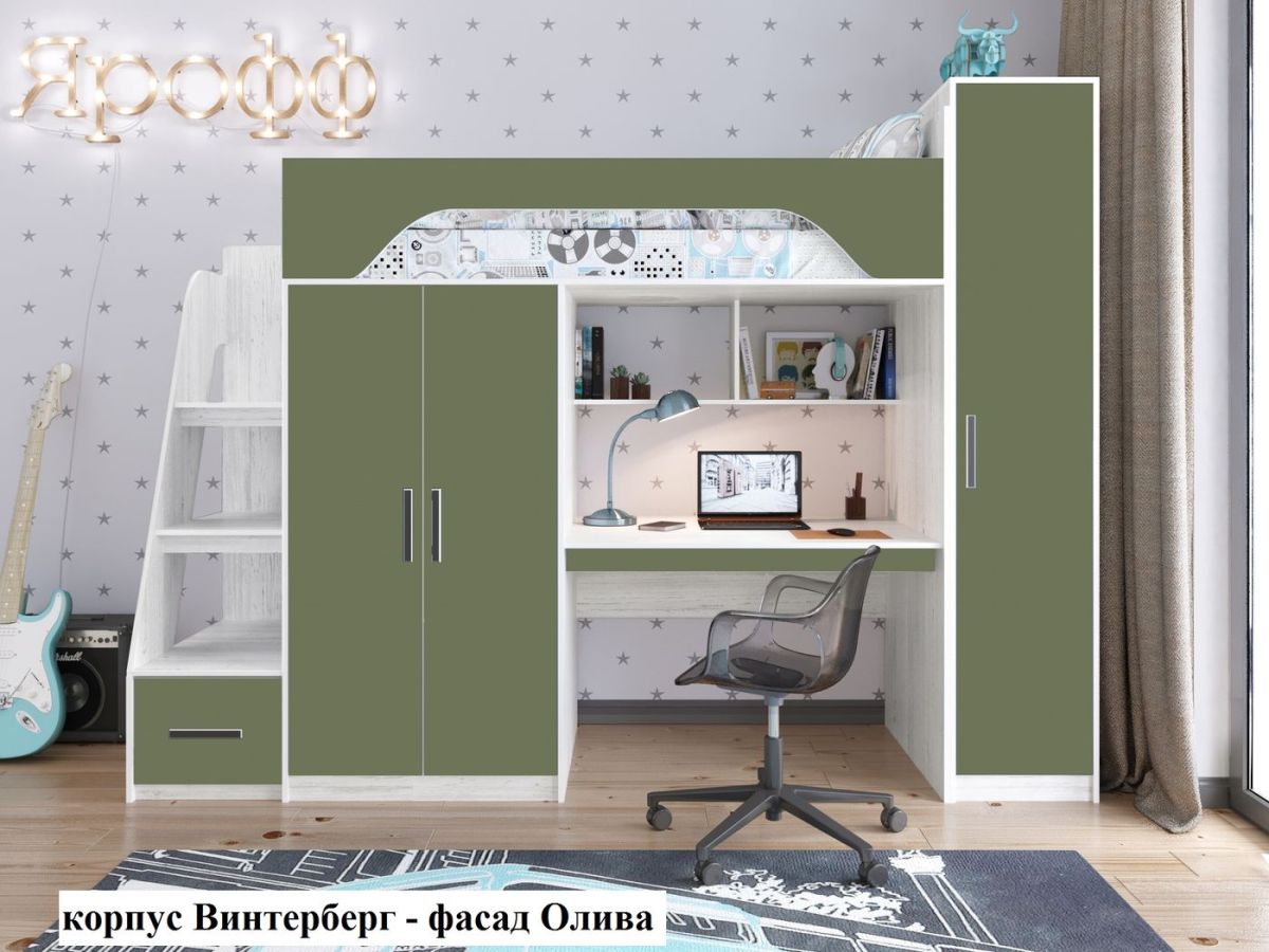 Кровать-чердак Тея + Шкаф-Пенал Тея | фото 7