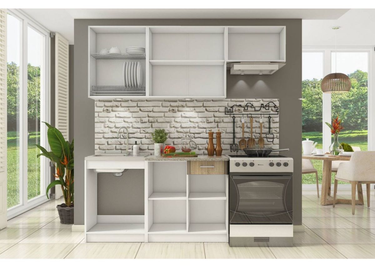 Кухонный гарнитур Бланка СТЛ.094.00М (2000) Белый/Венге | фото 2