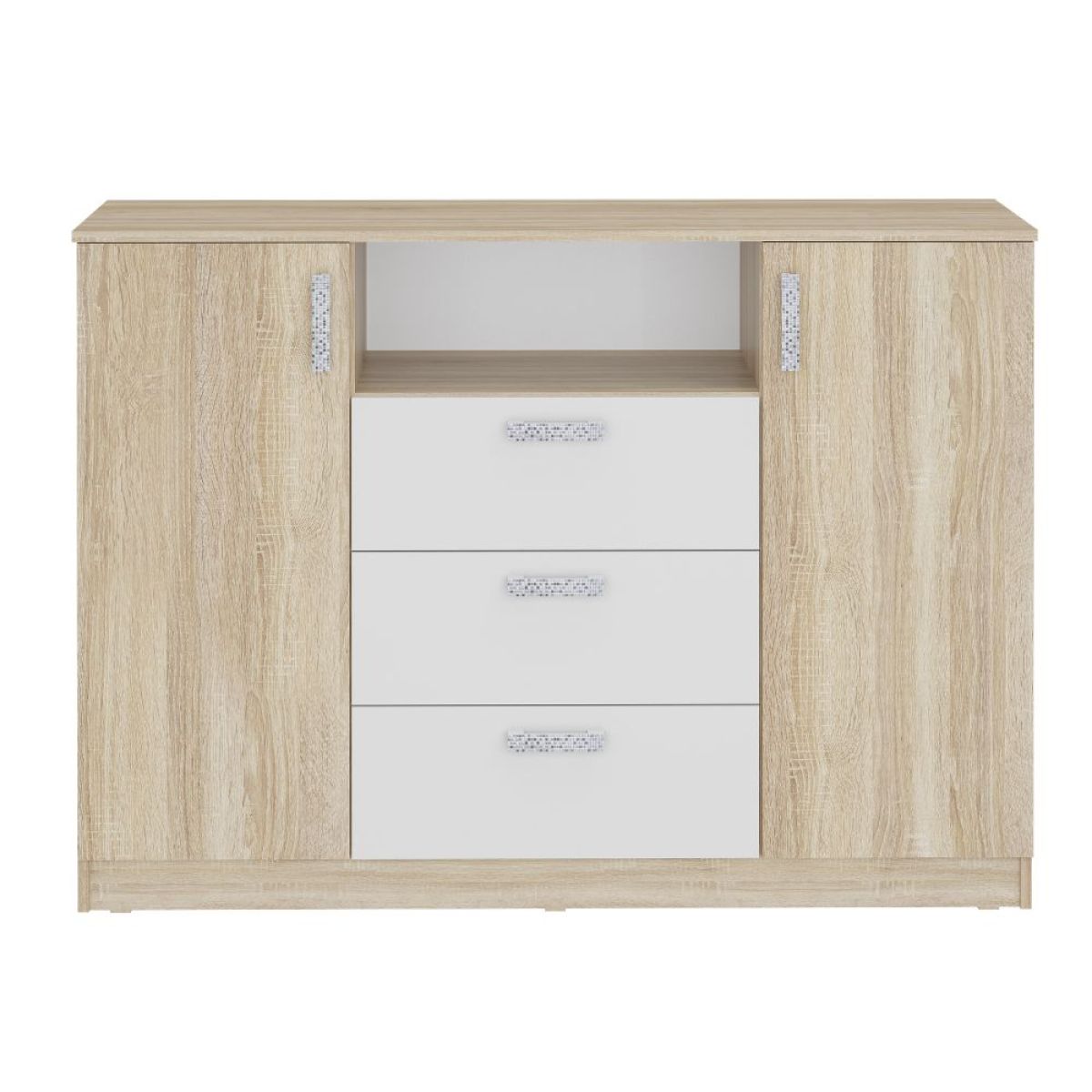 Комод 1400 Салоу (Дуб сонома/перламутр) | фото 3