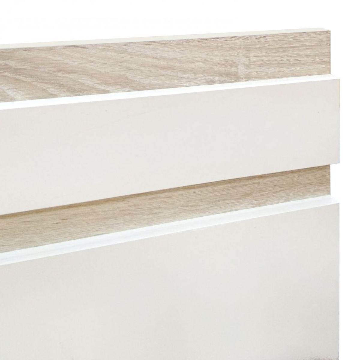 Кровать 1400 Салоу с настилом (Дуб сонома/перламутр) | фото 4