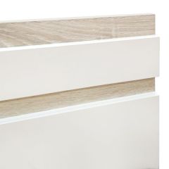 Кровать 1600 Салоу с настилом (Дуб сонома/перламутр) | фото 4