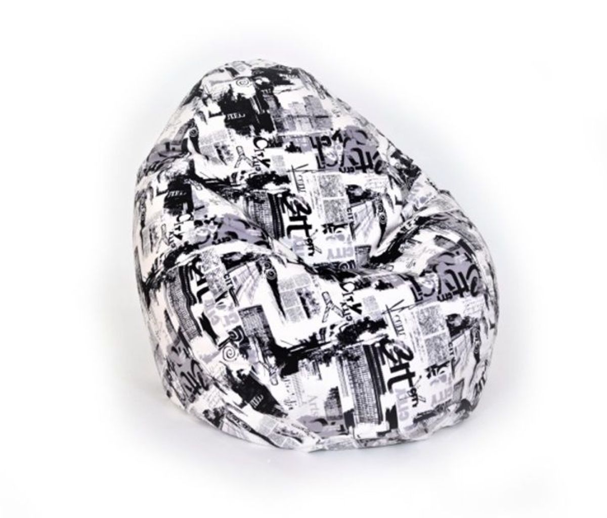 Кресло-мешок Макси (Велюр Принт 1) 100*h150 | фото 2