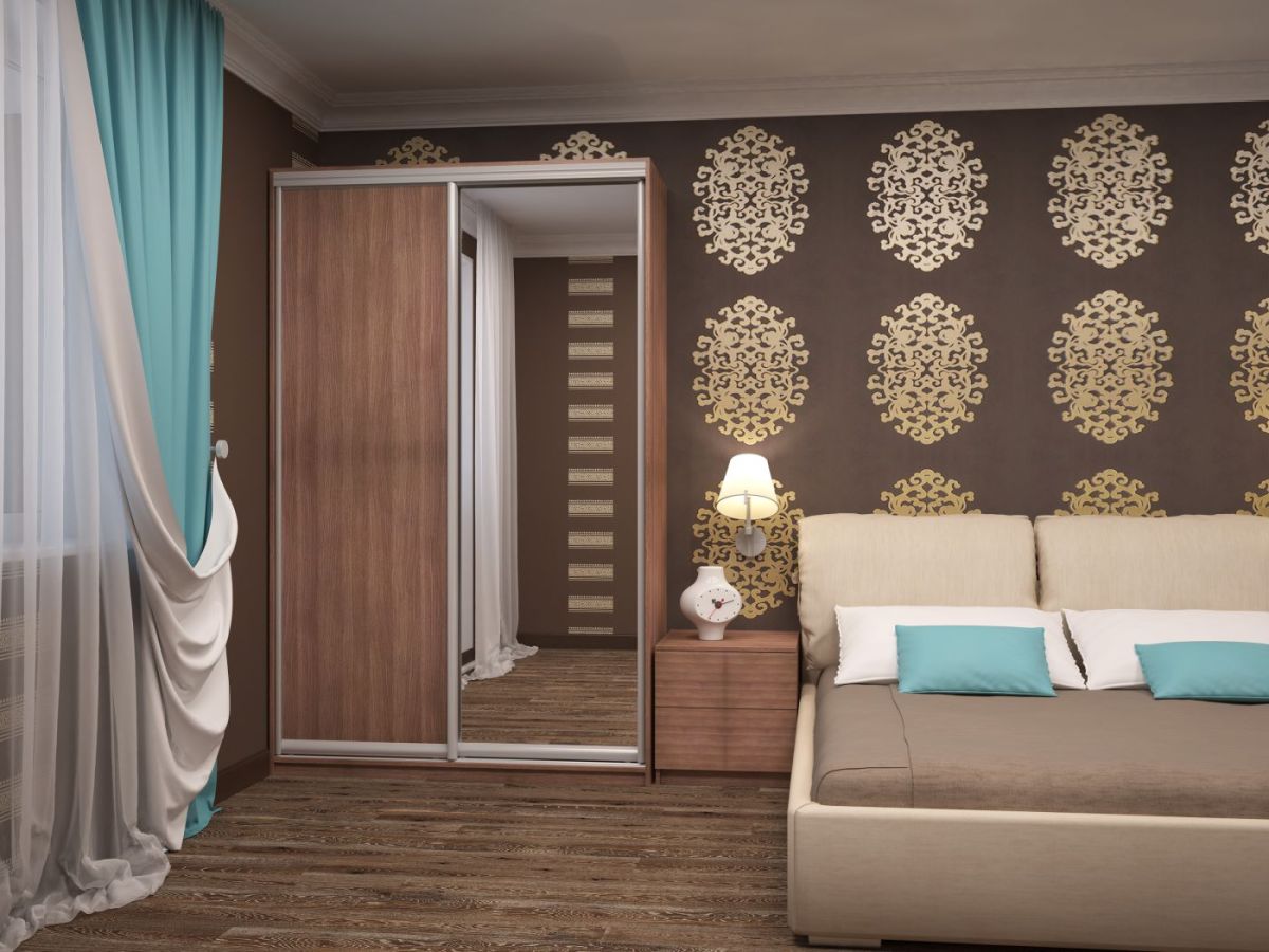 Шкаф-купе Ксения 1400 ЛДСП+Зеркало (ЛДСП 1 кат.) | фото 8