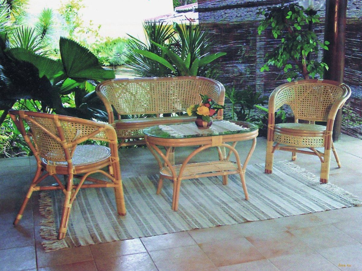 Комплект Пеланги 02/15 с 2-х местным диваном и овальным столом (Коньяк) | фото 3