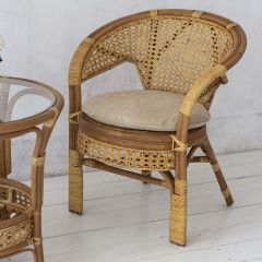 Комплект Пеланги 02/15 дуэт, стол круглый (Миндаль матовый) | фото 5