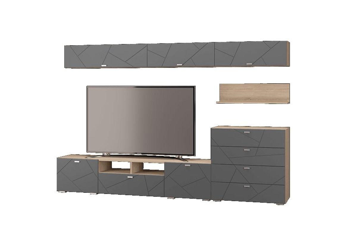 Гостиная Скайлайн (Дуб сонома/графит) | фото 7