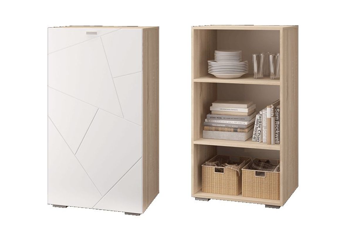 Гостиная Скайлайн (модульная) Дуб сонома/белый | фото 8