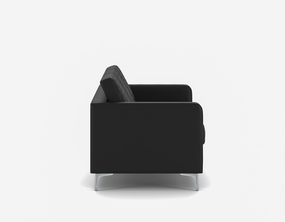 Диван трехместный Актив экокожа Euroline (9100 черный) | фото 3