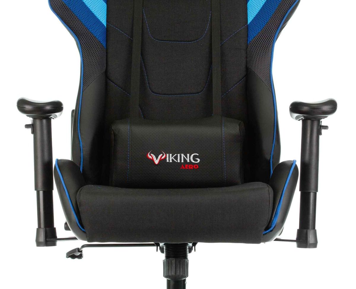 Кресло игровое Бюрократ VIKING 4 AERO BLUE черный/синий | фото 7