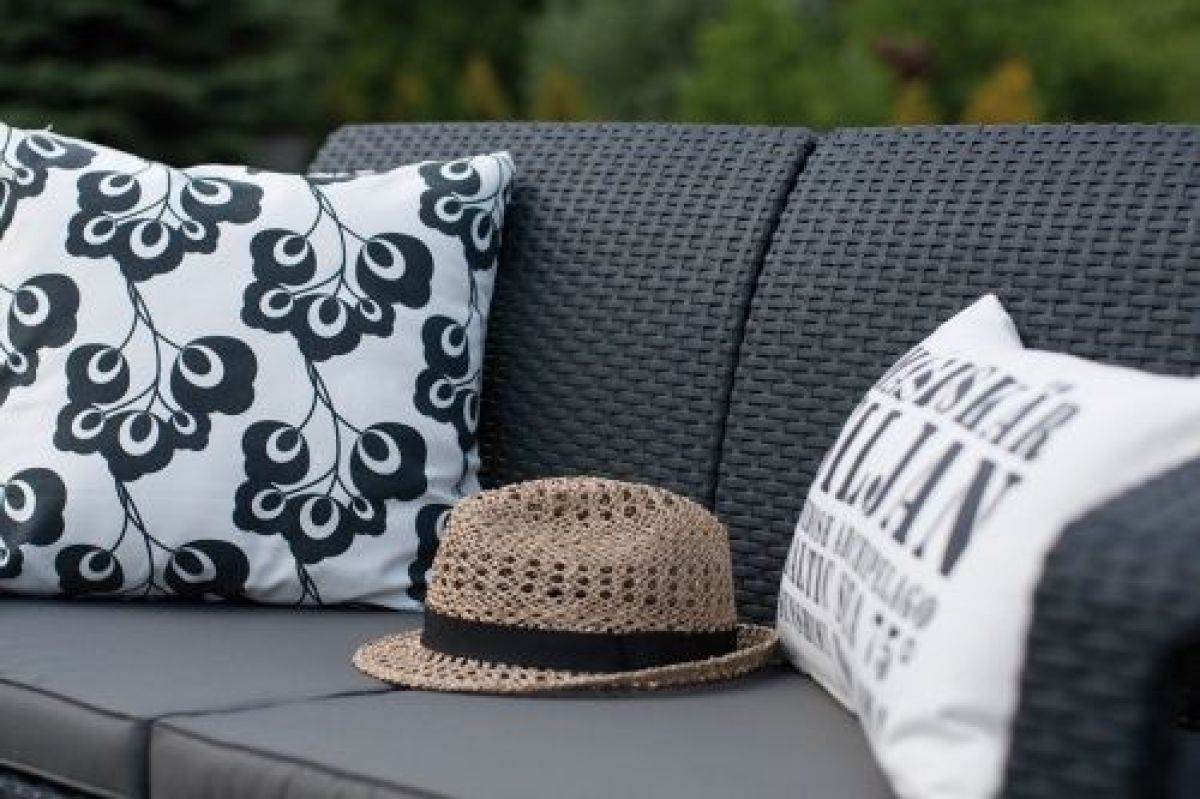 Диван пластиковый Корфу (Corfu love seat) графит | фото 6