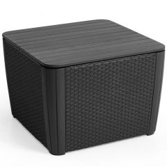 Стол-сундук Лузон Плюс (Luzon Plus Flat Wicker), графит | фото 3