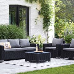 Диван Калифорния 3-х местный (California 3 Sofa), графит | фото 3