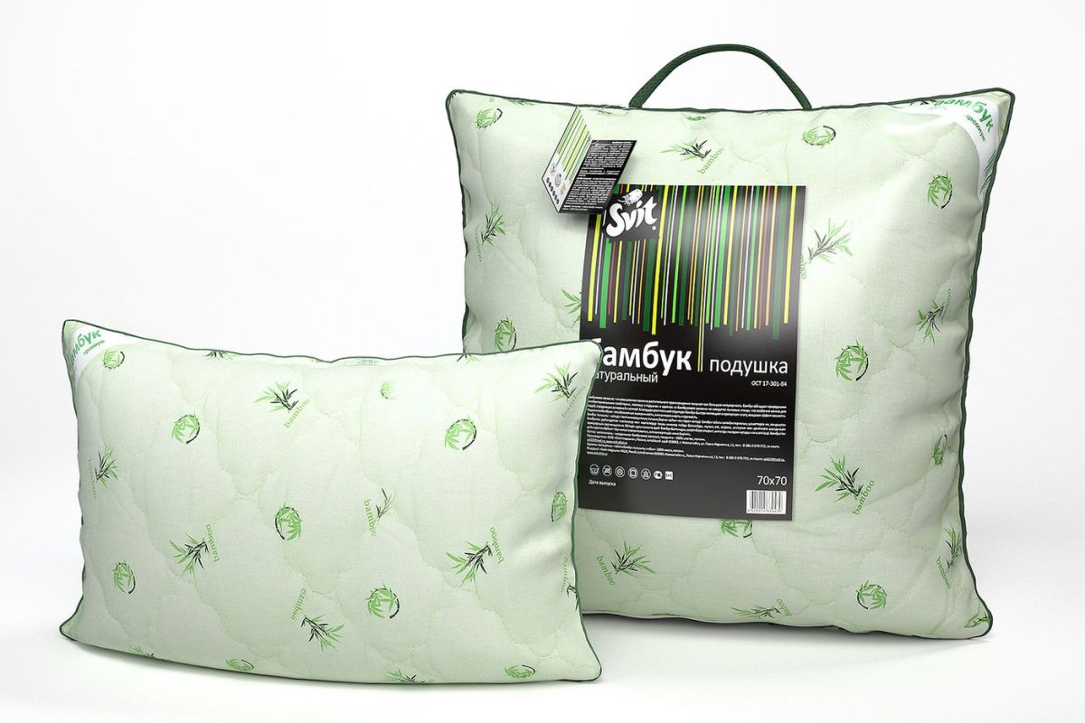 Подушка "Бамбук" (холлофайбер) 700*700 | фото 2